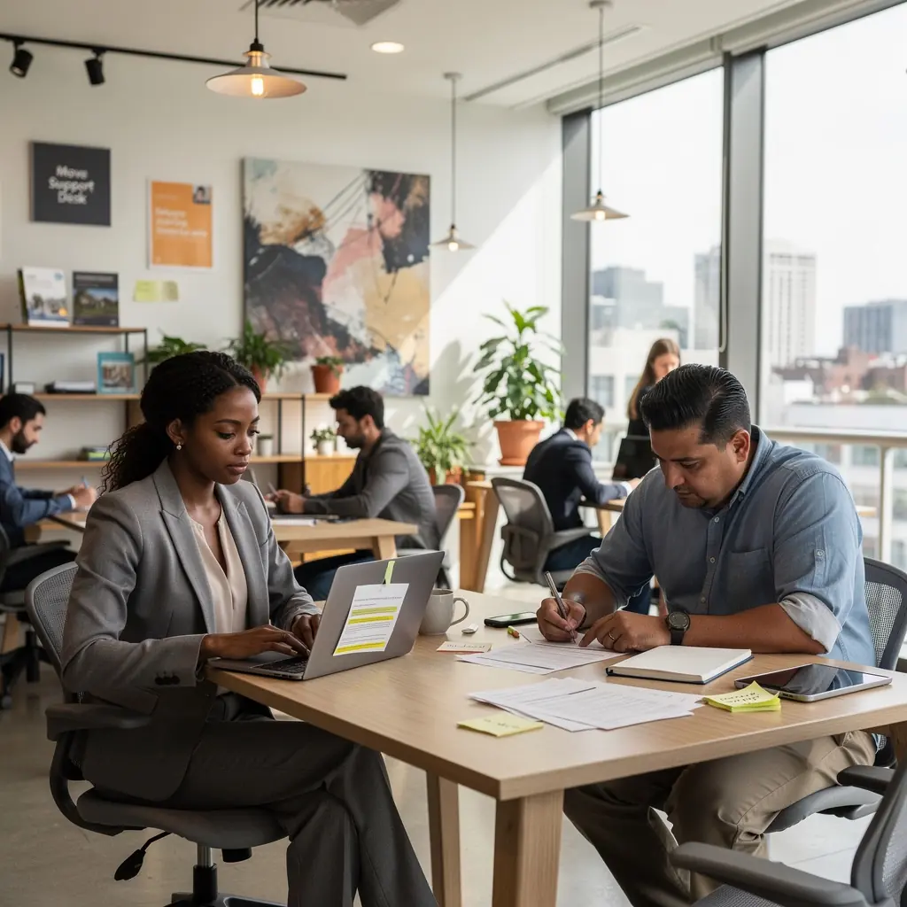 Widok na osiedle z domami jednorodzinnymi, idealnymi do zakupu.
